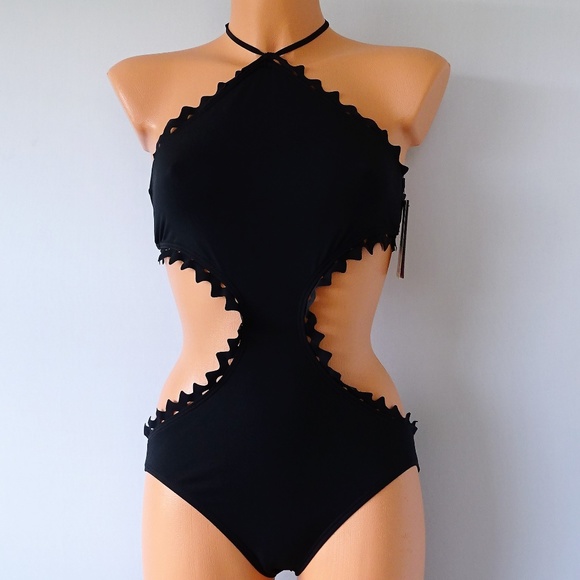 Vince Camuto Other - Vince Camuto Monokini High Neck One Piece Swimsuit
